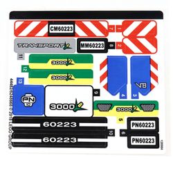 Sticker Sheet for Set 60223-1