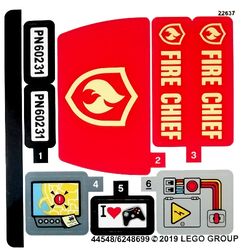 Sticker Sheet for Set 60231-1