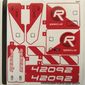 Sticker Sheet for Set 42092-1