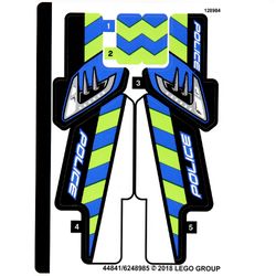 Sticker Sheet for Set 42091-1