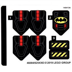 Sticker Sheet for Set 76116-1