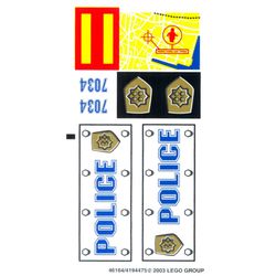Sticker Sheet for Set 7034-1