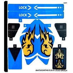 Sticker Sheet for Set 70668-1