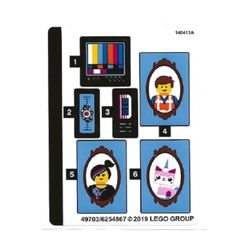 Sticker Sheet for Set 70831-1