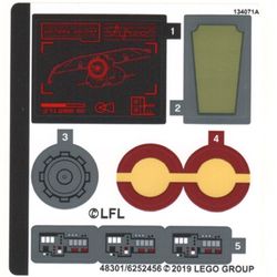 Sticker Sheet for Set 75234-1