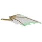 Wing, Right, Dragon, Dark Tan Bones, Gold and Green Diamonds Print