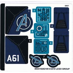 Sticker Sheet for Set 76126-1