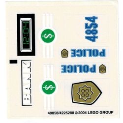Sticker Sheet for Set 4854-1