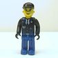 Juniors Midifig, Police - Blue Legs, Black Jacket, Black Cap