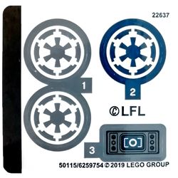 Sticker Sheet for Set 75262-1