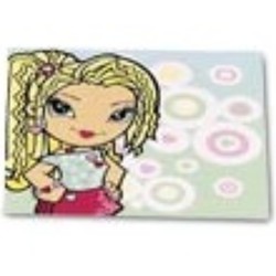 Clikits Insert 10 x 10 for Frame, 'Heart' with Light Green Background Print