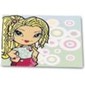Clikits Insert 10 x 10 for Frame, 'Heart' with Light Green Background Print