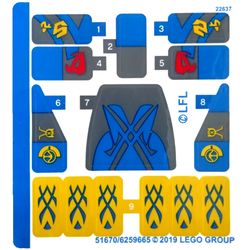 Sticker Sheet for Set 75258-1