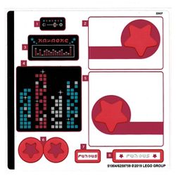 Sticker Sheet for Set 70828-1