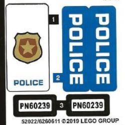 Sticker Sheet for Set 60239-1