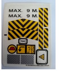 Sticker Sheet for Set 7243-1