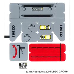 Sticker Sheet for Set 8654-1
