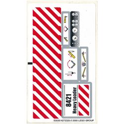 Sticker Sheet for Set 8421-1