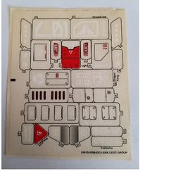 Sticker Sheet for Set 7701-1