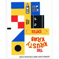 Sticker Sheet for Set 3825-1