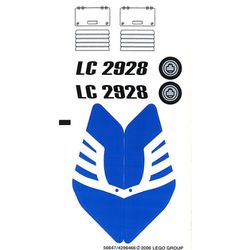 Sticker Sheet for Sets 2928-1, 2928-2