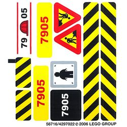 Sticker Sheet for Set 7905-1
