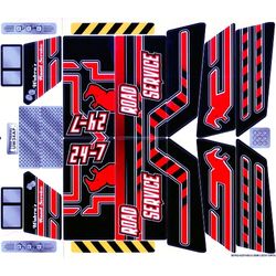 Sticker Sheet for Set 8285-1