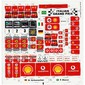 Sticker Sheet for Set 8672-1 (F. Massa Version)