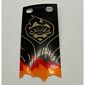 Banner, with 2 Holes, Flames and Gold Symbol Print