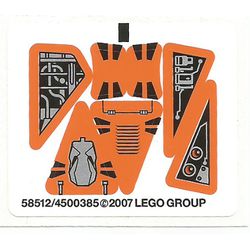 Sticker Sheet for Set 8101-1