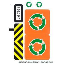 Sticker Sheet for Set 7991-1