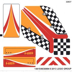 Sticker Sheet for Set 60019-1