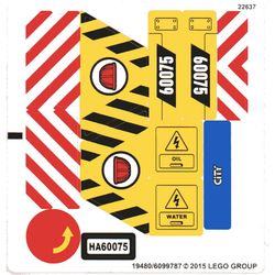 Sticker Sheet for Set 60075-1