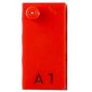 Braille Brick 2 x 4 with 1 Stud ⠁and 'A 1' Print