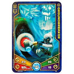 Trading Card, Legends of Chima Deck #1: 49 [Groundbreakor]