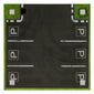 Baseplate with 4 Square Corner Holes and Parking Site / Straight Road with Emergency Lane Print