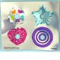 Punch-outs, Ring Bases, Metalized