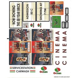 Sticker Sheet for Set 10184-1