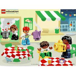 Inspiration Card, Set 45030-1, Cafe/Firefighters