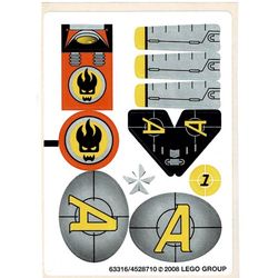 Sticker Sheet for Set 8631-1