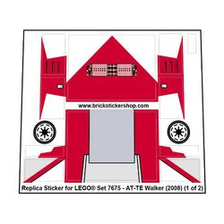 Sticker Sheet for Set 7675-1