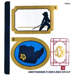 Sticker Sheet for Set 43174-1