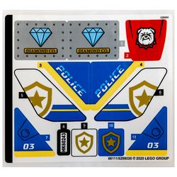 Sticker Sheet for Set 60243-1