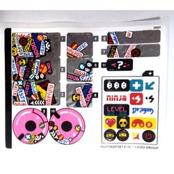 Sticker Sheet for Set 71710-1