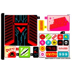 Sticker Sheet for Set 71708-1