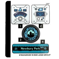 Sticker Sheet for Set 70427-1