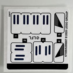 Sticker Sheet for Set 75276-1