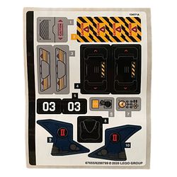 Sticker Sheet for Set 76162-1