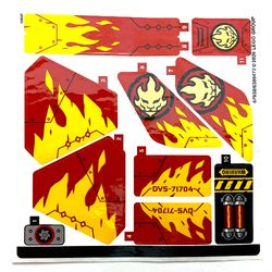 Sticker Sheet for Set 71704-1