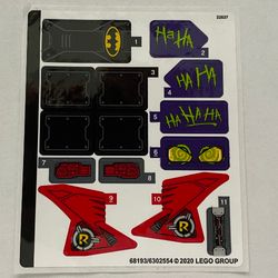 Sticker Sheet for Set 76159-1